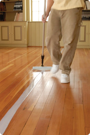 Make wood floors shine