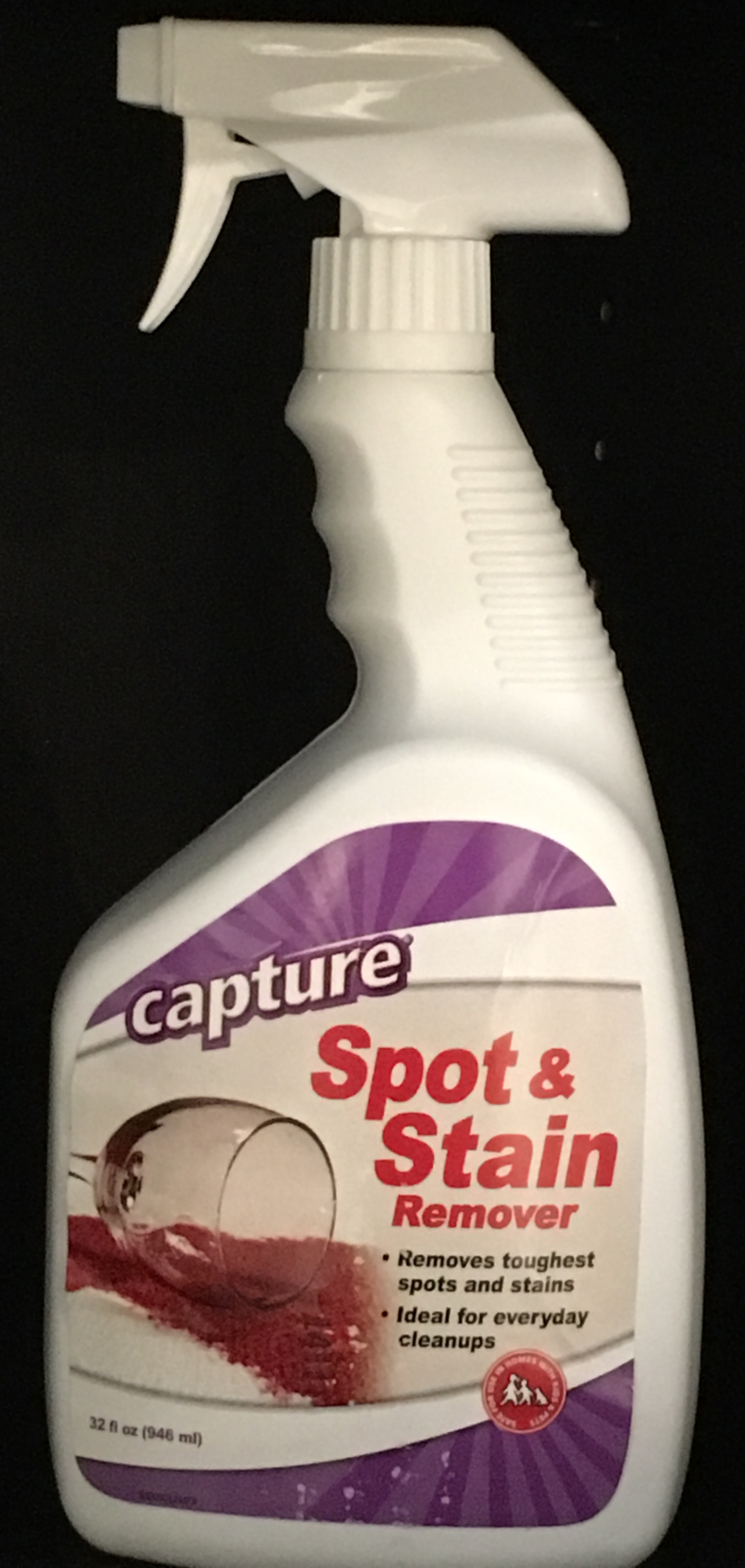 Capture Spot and Stain Remover Carpet - Dirt, Juice, Coffee, Wine, Food and  Tough Rug Stains Eliminator - Couch, Sofa Cleaner and Stain Remover 