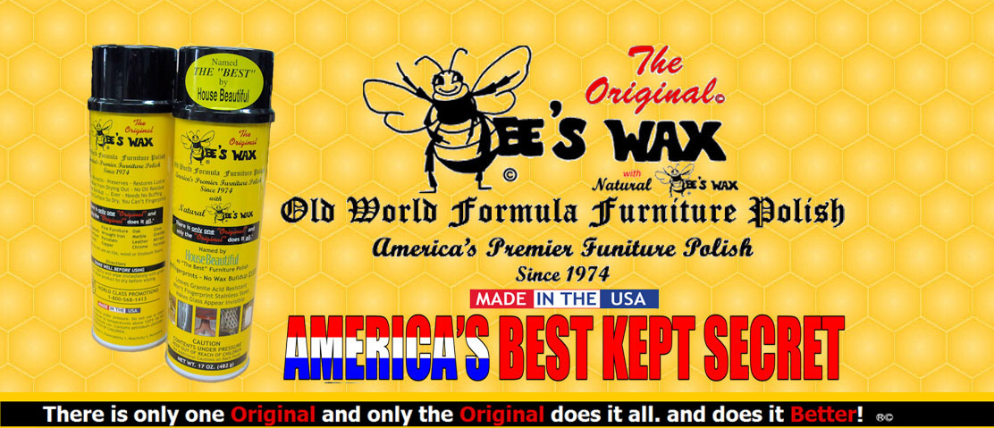 Bee's Wax. An all-natural water based bees wax to polish and protect the  surface.